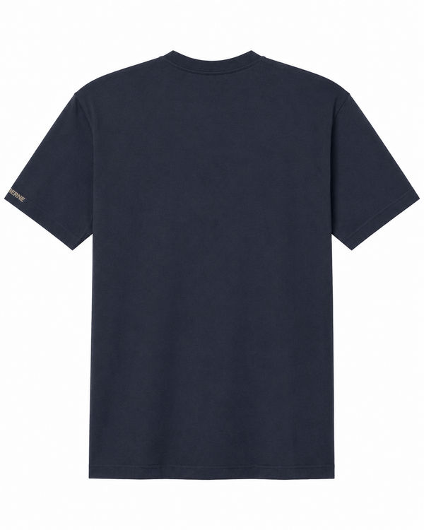 An image of a Custom Berne Men's Heavyweight Pocket T Shirt in Navy!