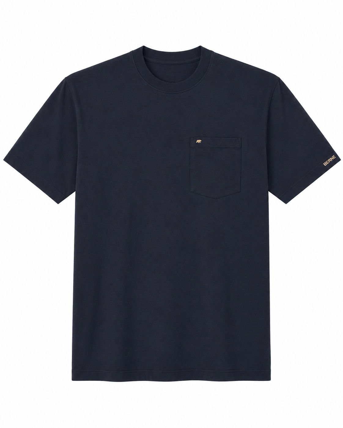 Berne Men's Heavyweight Pocket T Shirt in Navy