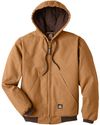 An image of a Custom Berne Men's Heritage Cotton Duck Hooded Jacket in Brown Duck!