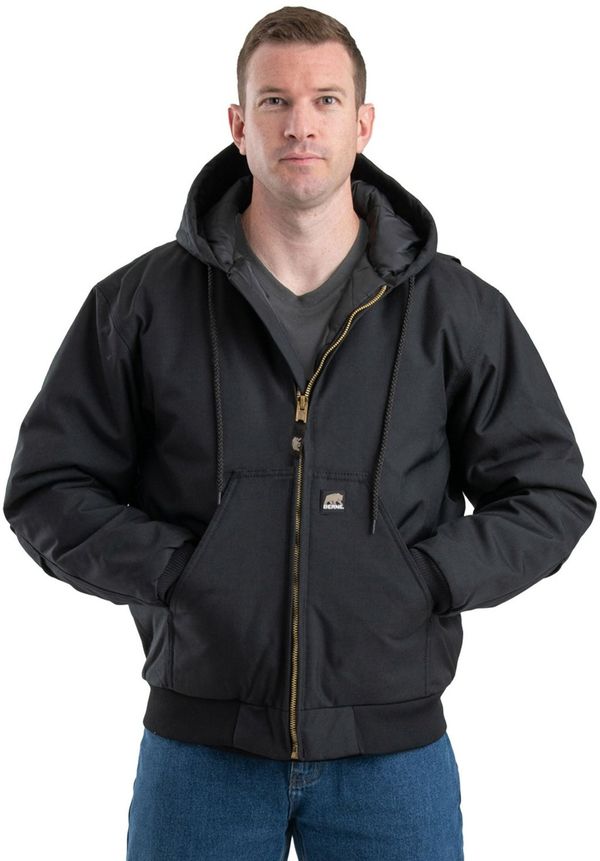 An image of a Custom Berne Men's ICECAP Insulated Hooded Jacket!