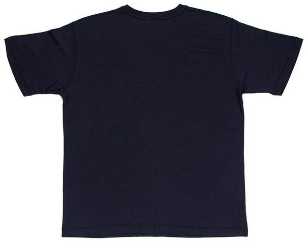 An image of a Custom Berne Men's Lightweight Performance Pocket T Shirt in Navy!