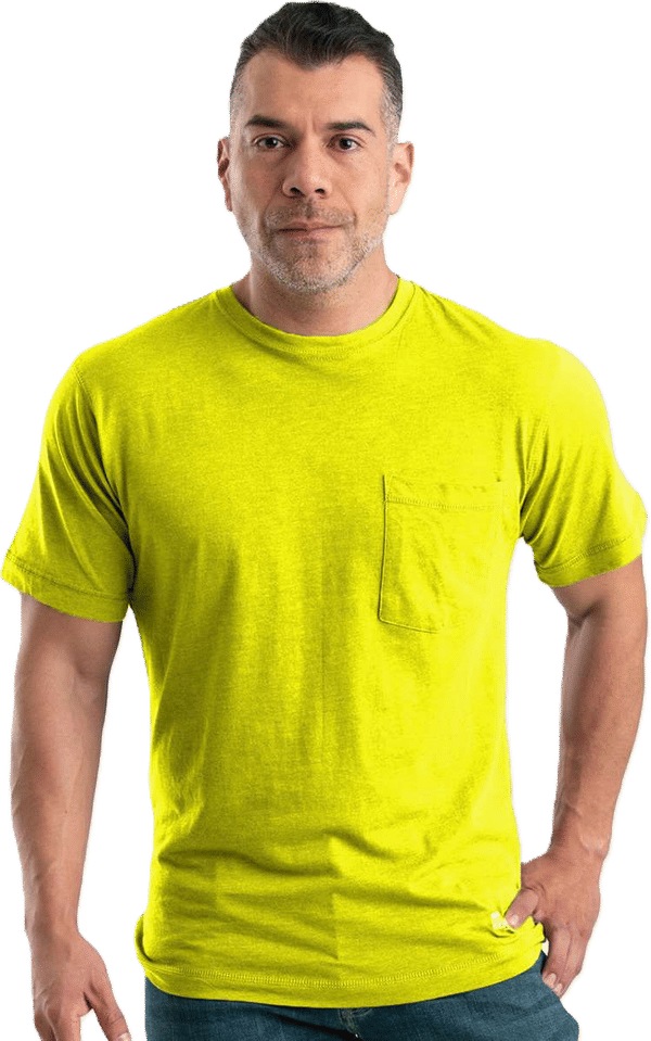 An image of a Custom Berne Men's Lightweight Performance Pocket T Shirt!