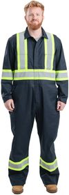 An image of a Custom Berne Men's Safety Striped Gasket Unlined Coverall!