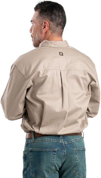 An image of a Custom Berne Mens Flame Resistant Button Down Work Shirt!