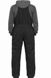 An image of a Custom Berne Mens Heartland Insulated Washed Duck Bib Overall in Black!