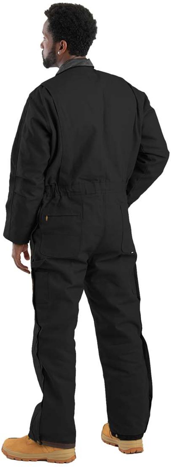 An image of a Custom Berne Mens Heritage Duck Insulated Coverall in Black!