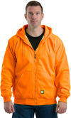 An image of a Custom Berne Mens Heritage Thermal Lined Full Zip Hooded Sweatshirt!