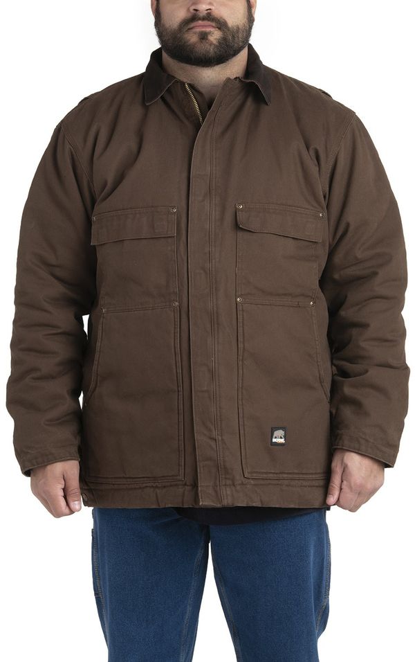 An image of a Custom Berne Mens Highland Washed Chore Jacket!