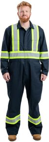 An image of a Custom Berne Mens Safety Striped Unlined Coverall!