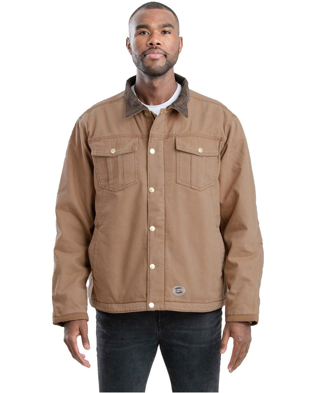 Berne Unisex Vintage Washed SherpaLined Work Jacket