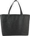 An image of a Custom Big Boy NonWoven Shopper Tote in Black!