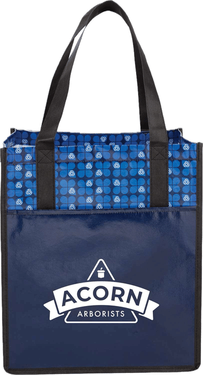 An image of a Custom Big Grocery Laminated NonWoven Tote!