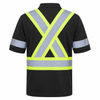 An image of a Custom Big K 100 Percent Cotton Polo Shirt with Collar in Black!