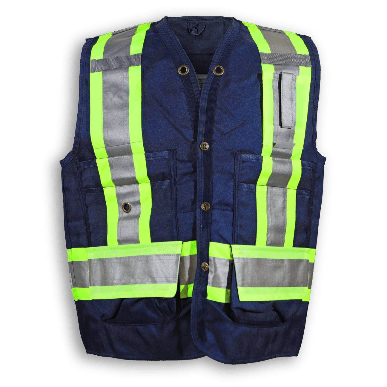 Big K 100 Percent Polyester Surveyor Vest in Navy