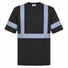 An image of a Custom Big K 100 Percent Soft Polyester Traffic Safety TShirt in Black!