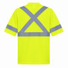 An image of a Custom Big K 100 Percent Soft Polyester Traffic Safety TShirt in Lime!