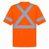 An image of a Custom Big K 100 Percent Soft Polyester Traffic Safety TShirt in Orange!