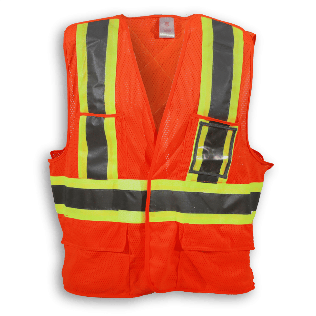 Big K 100 Polyester Mesh Safety Vest in Orange