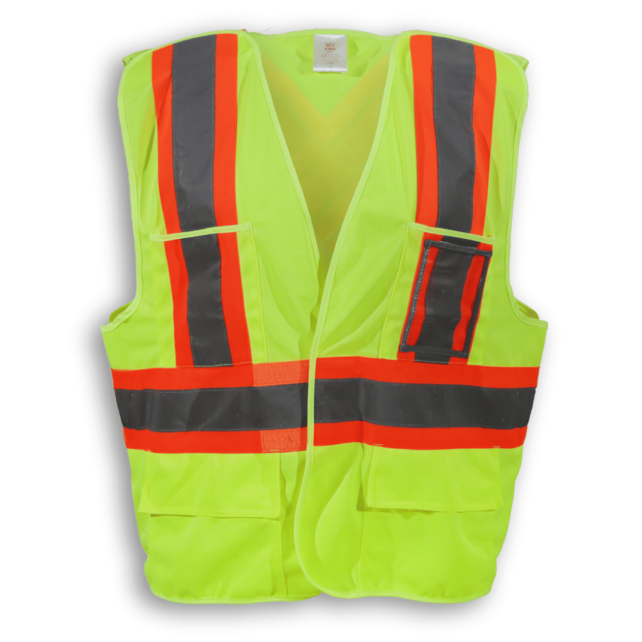 Big K 100 Polyester Safety Vest in Lime