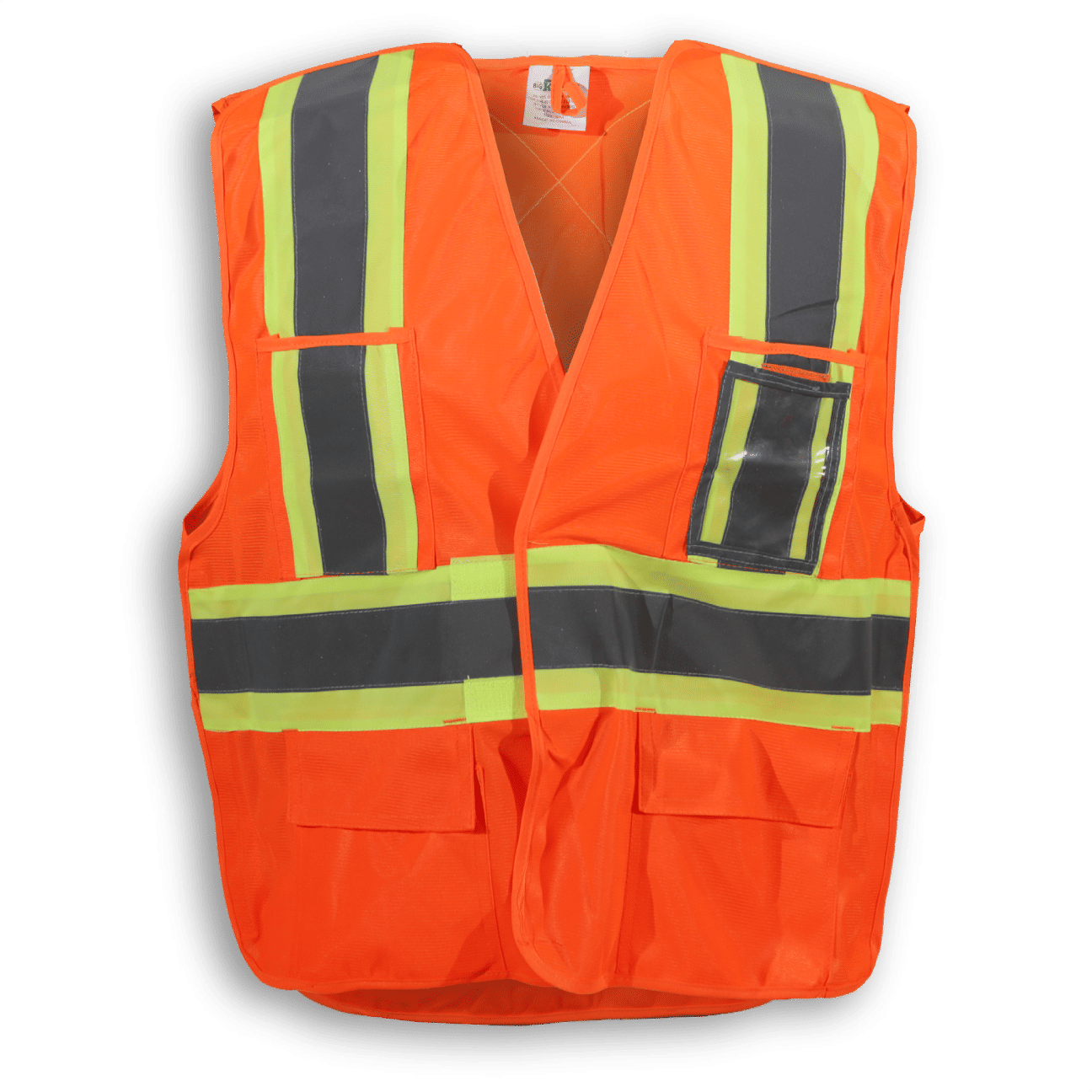 Big K 100 Polyester Safety Vest in Orange
