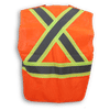 Am image of a Custom Big K 100 Polyester Safety Vest in Orange!