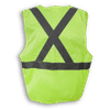 Am image of a Custom Big K 100 Polyester Safety Vest with Zipper in Lime!