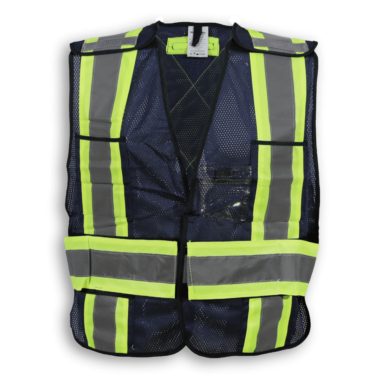 Big K 100 Polyester Soft Mesh Safety Vest in Navy Blue