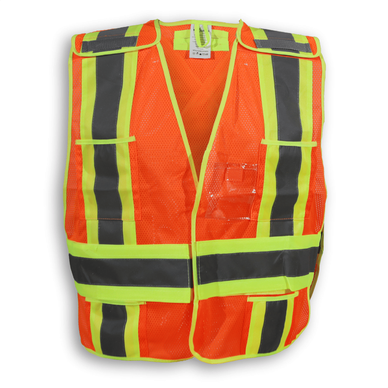 Big K 100 Polyester Soft Mesh Safety Vest in Orange
