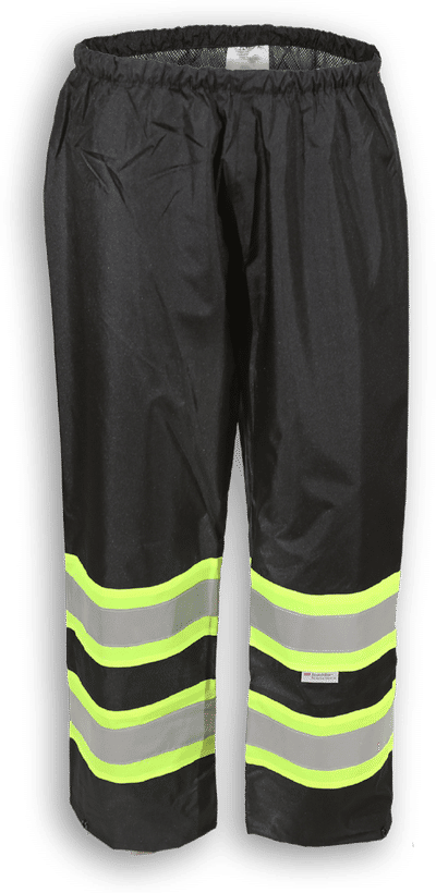 Am image of a Custom Big K 300 Denier Polyester Rain Pant in Black!