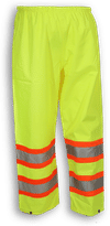An image of a Custom Big K 300 Denier Polyester Rain Pant in Lime!