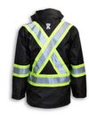 Am image of a Custom Big K 3 in 1 Rain Jacket in Black!
