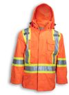 Am image of a Custom Big K 3 in 1 Rain Jacket in Orange!