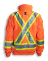 Am image of a Custom Big K 5 in 1 Rain Jacket in Orange!