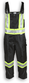 Am image of a Custom Big K Bib Rain Pant in Black!