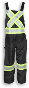 Am image of a Custom Big K Bib Rain Pant in Black!