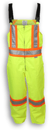 An image of a Custom Big K Bib Rain Pant in Lime!
