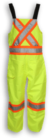 An image of a Custom Big K Bib Rain Pant in Lime!