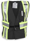 Am image of a Custom Big K Clothing Indura Ultrasoft FR Traffic Safety Vest in Black!