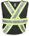 Am image of a Custom Big K Clothing Indura Ultrasoft FR Traffic Safety Vest in Black!