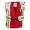 Am image of a Custom Big K Clothing Indura Ultrasoft FR Traffic Safety Vest in Red!