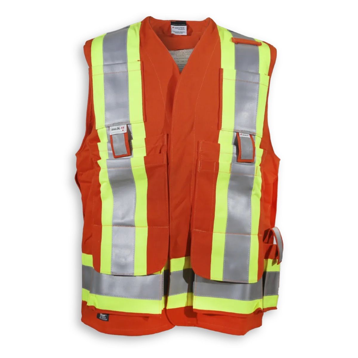 Big K Clothing Indura Ultrasoft Surveyor Safety Vest in Orange
