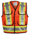 An image of a Custom Big K Clothing Supervisor Safety Vest!