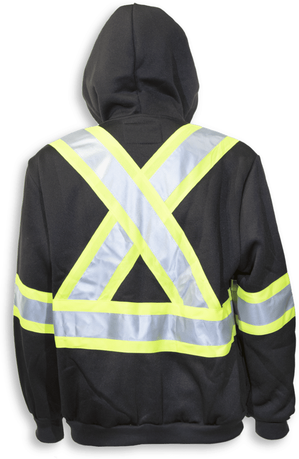 Am image of a Custom Big K Cotton Zip Hoodie with Detachable Hood in Black!