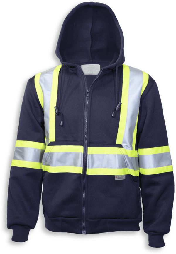 Am image of a Custom Big K Cotton Zip Hoodie with Detachable Hood in Navy!