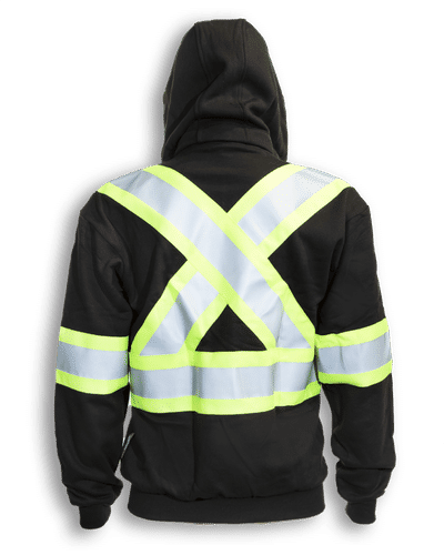 Am image of a Custom Big K Fire Retardant Treated Hoodie in Black!