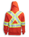 Am image of a Custom Big K Fire Retardant Treated Hoodie in Orange!