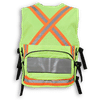 Am image of a Custom Big K First Aid Safety Vest in Lime!