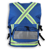 Am image of a Custom Big K First Aid Safety Vest in Royal Blue!