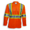 Am image of a Custom Big K Hi Visibility Mesh Safety Shirt in Orange!