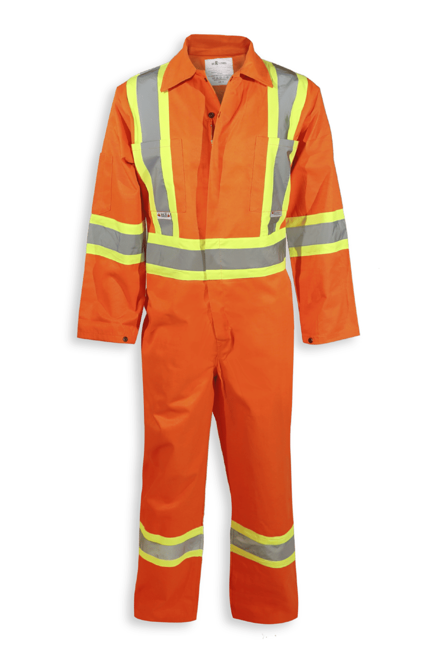 Big K Hi Vis Orange Traffic Safety Coverall in Orange